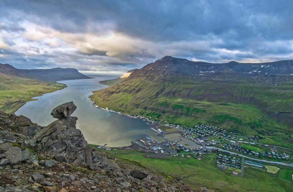 Iceland Фьорд